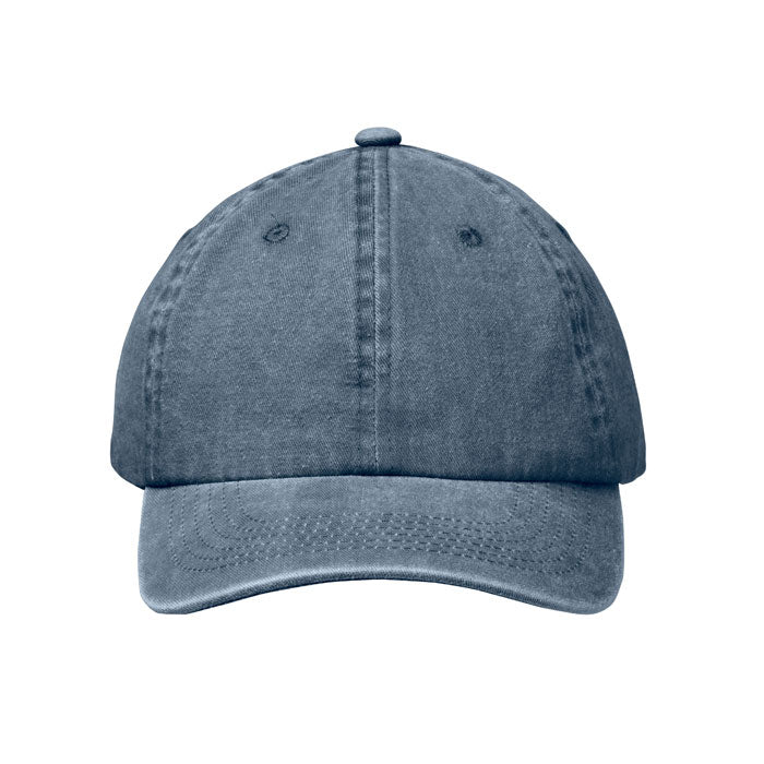 Vintage 6 panel baseball cap in washed cotton