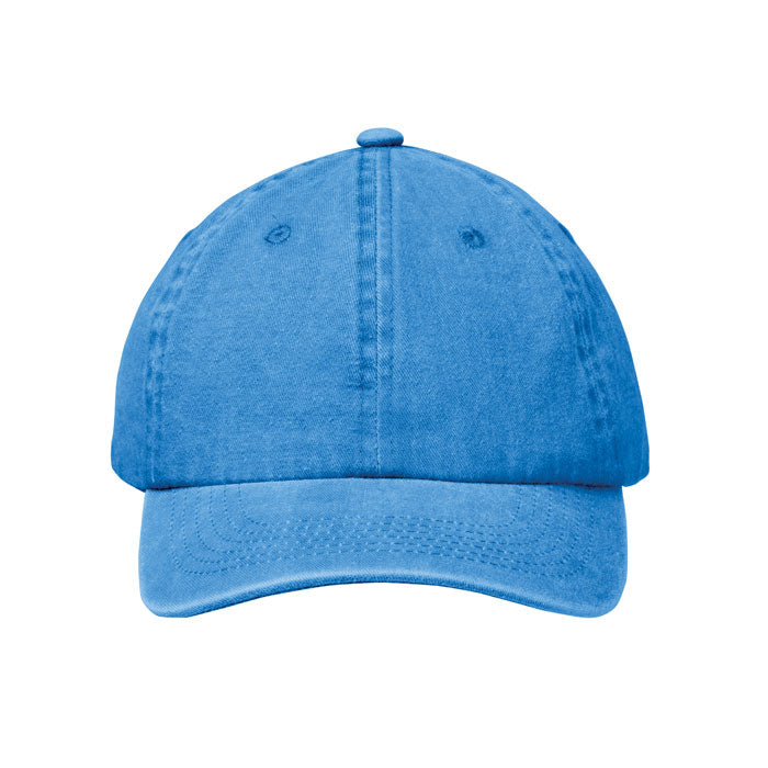 Vintage 6 panel baseball cap in washed cotton